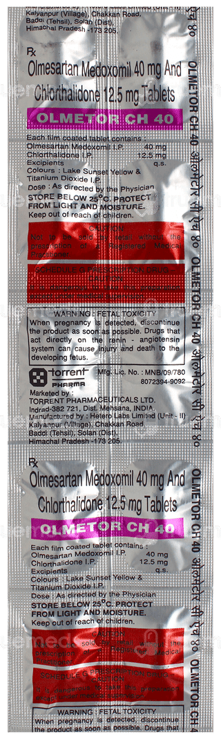 Olmetor Ch 40 Tablet 10
